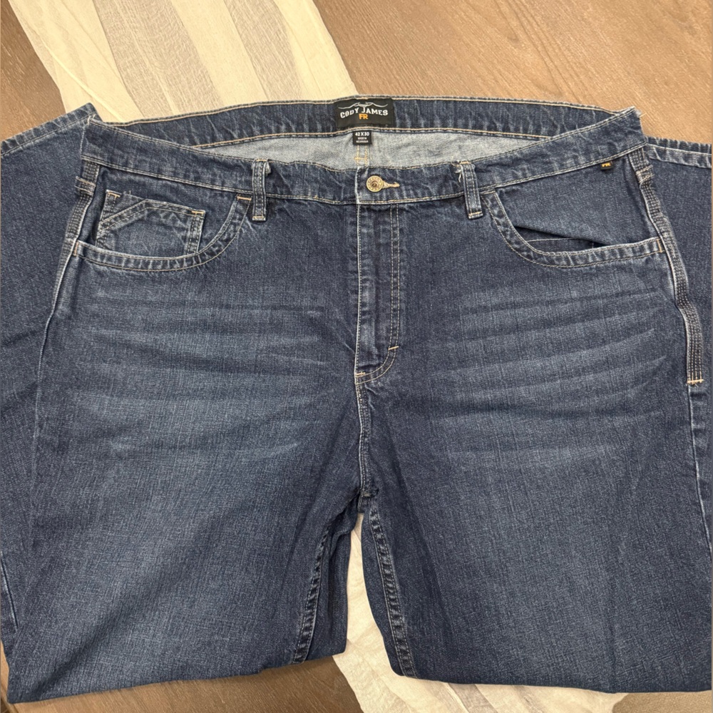 Cozy James Men's Dark Blue Denim Jeans